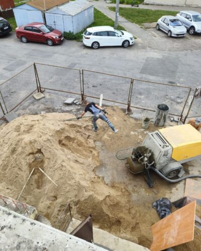 Roof screed Minsk shop south-west1