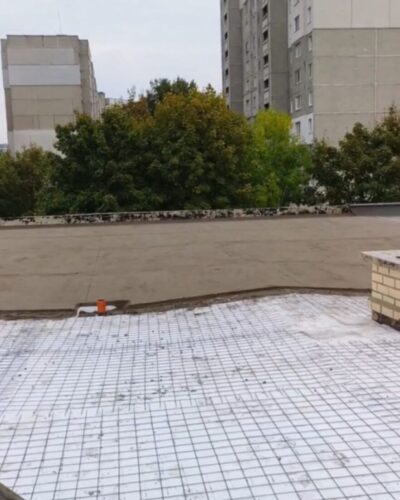 Roof screed Minsk shop south-west4
