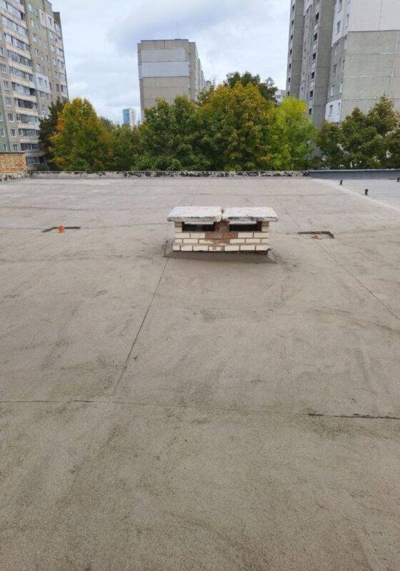 Roof screed Minsk shop south-west6